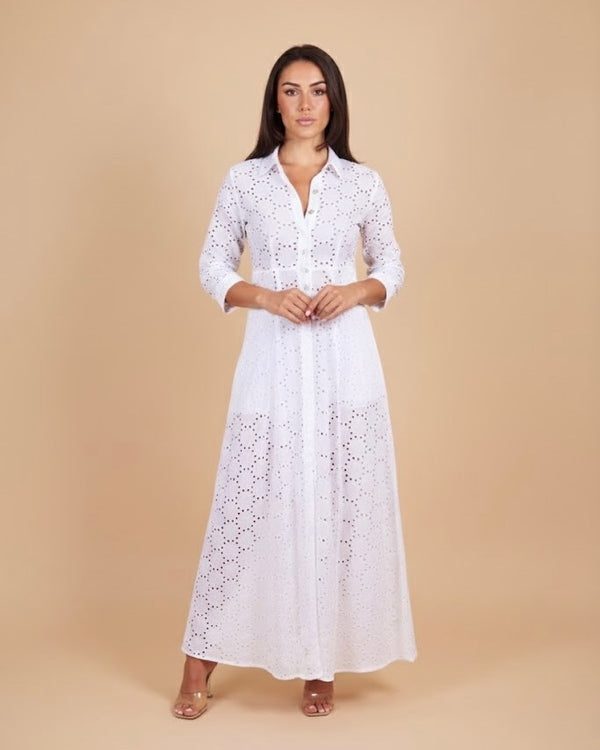 Shirt Dress Eyelet