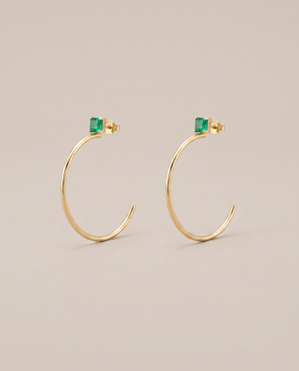 Skaska Emerald Hoops