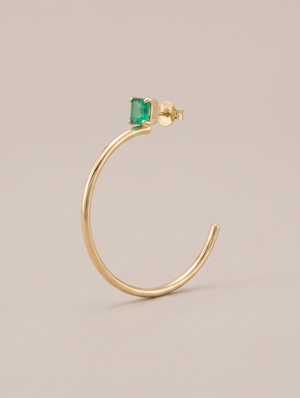 Skaska Emerald Hoops
