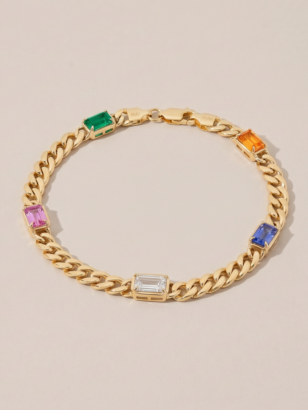 Skaska Rainbow Cuban Bracelet