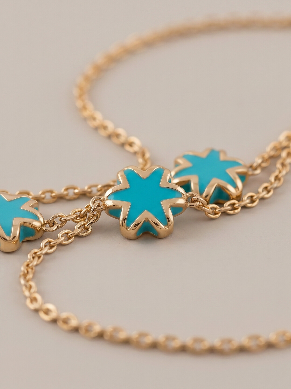 Skaska Starbust Turquoise Necklace