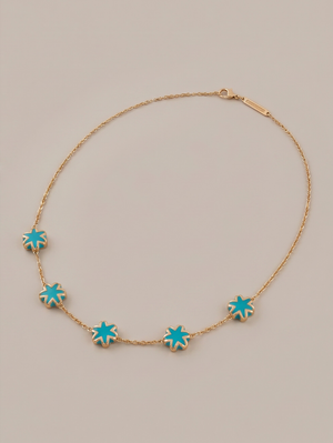 Skaska Starbust Turquoise Necklace