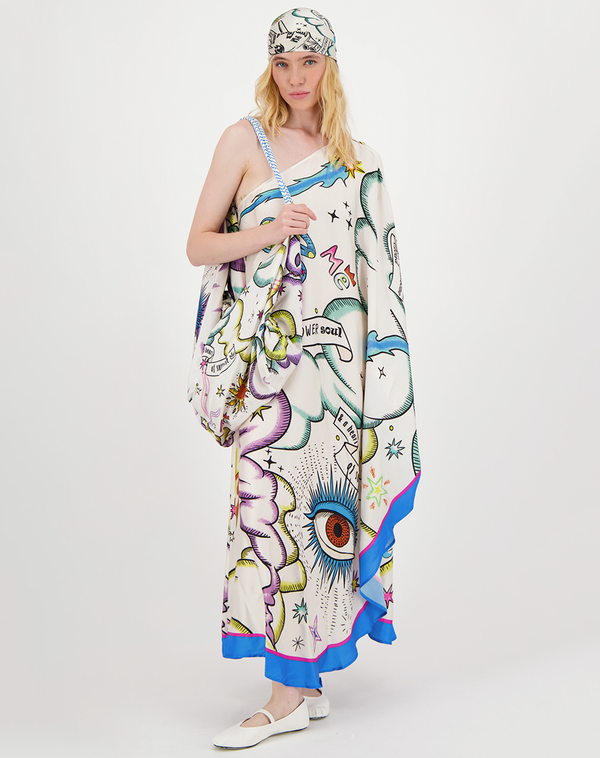 Me369 Sol One Shoulder Dress by Me 369 from Marina St Barth