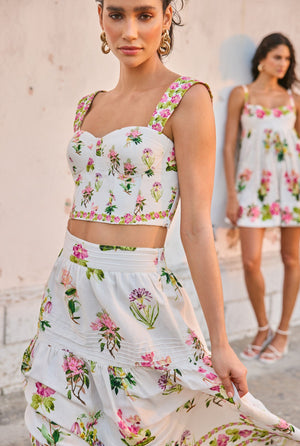 Hemant & Nandita Taha Corset Top by Hemant & Nandita from Marina St Barth