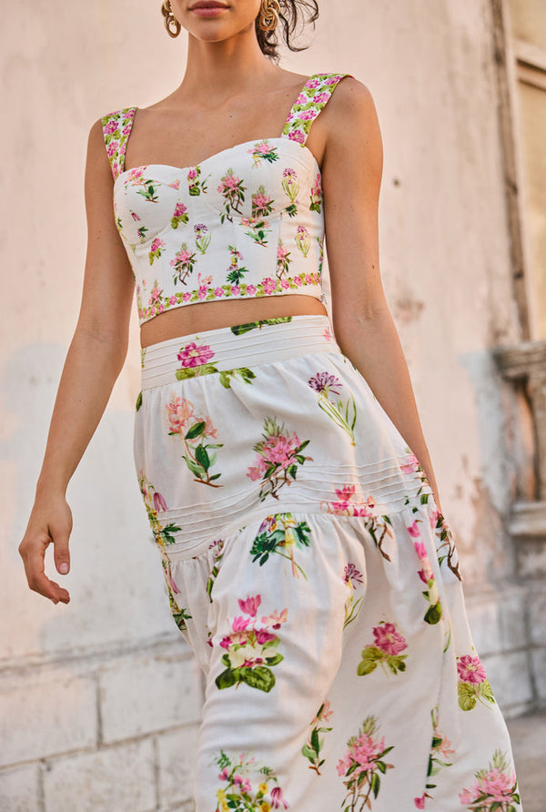 Hemant & Nandita Taha Corset Top by Hemant & Nandita from Marina St Barth