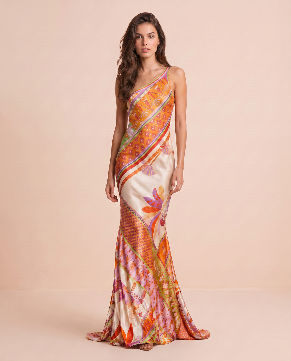 Paris Poolside Gossip Silk Dress Style 707