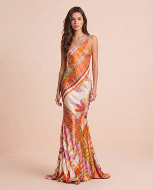 Paris Poolside Gossip Silk Dress Style 707