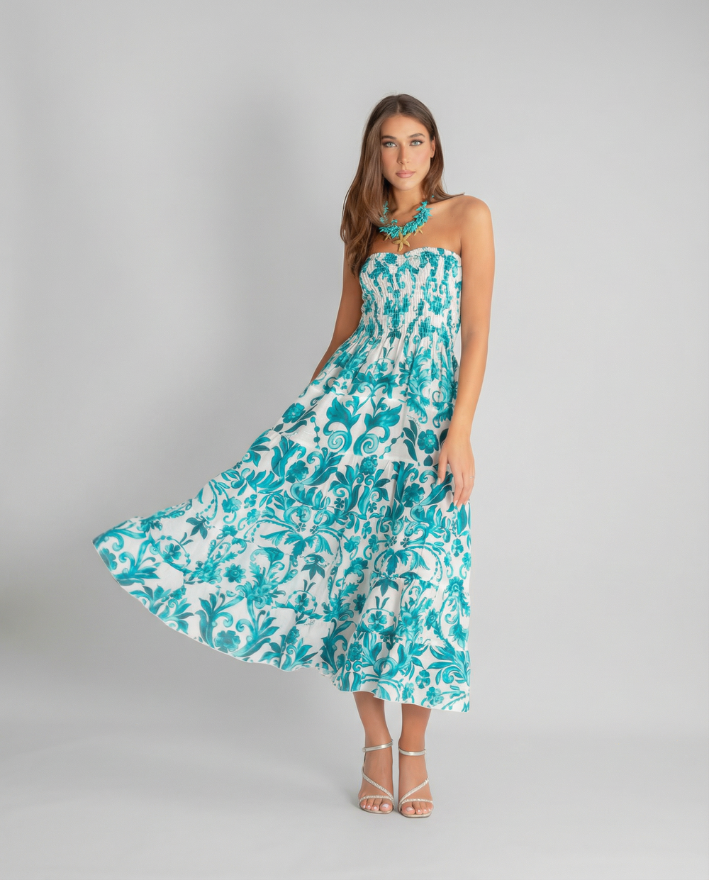 Positano Totarone Long Dress