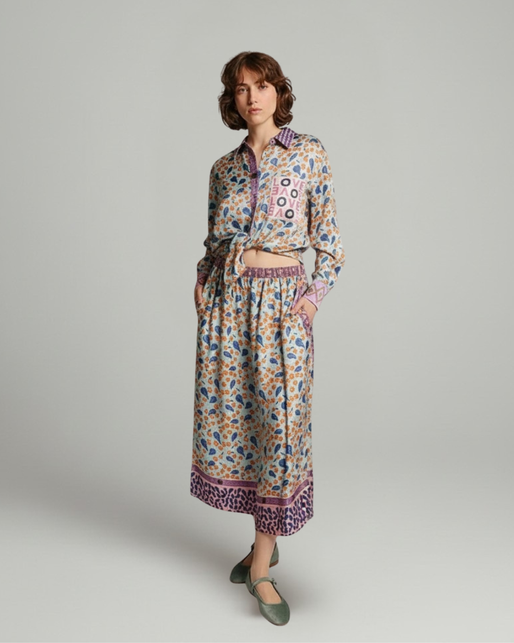 Me369 Isabel Printed Shirt