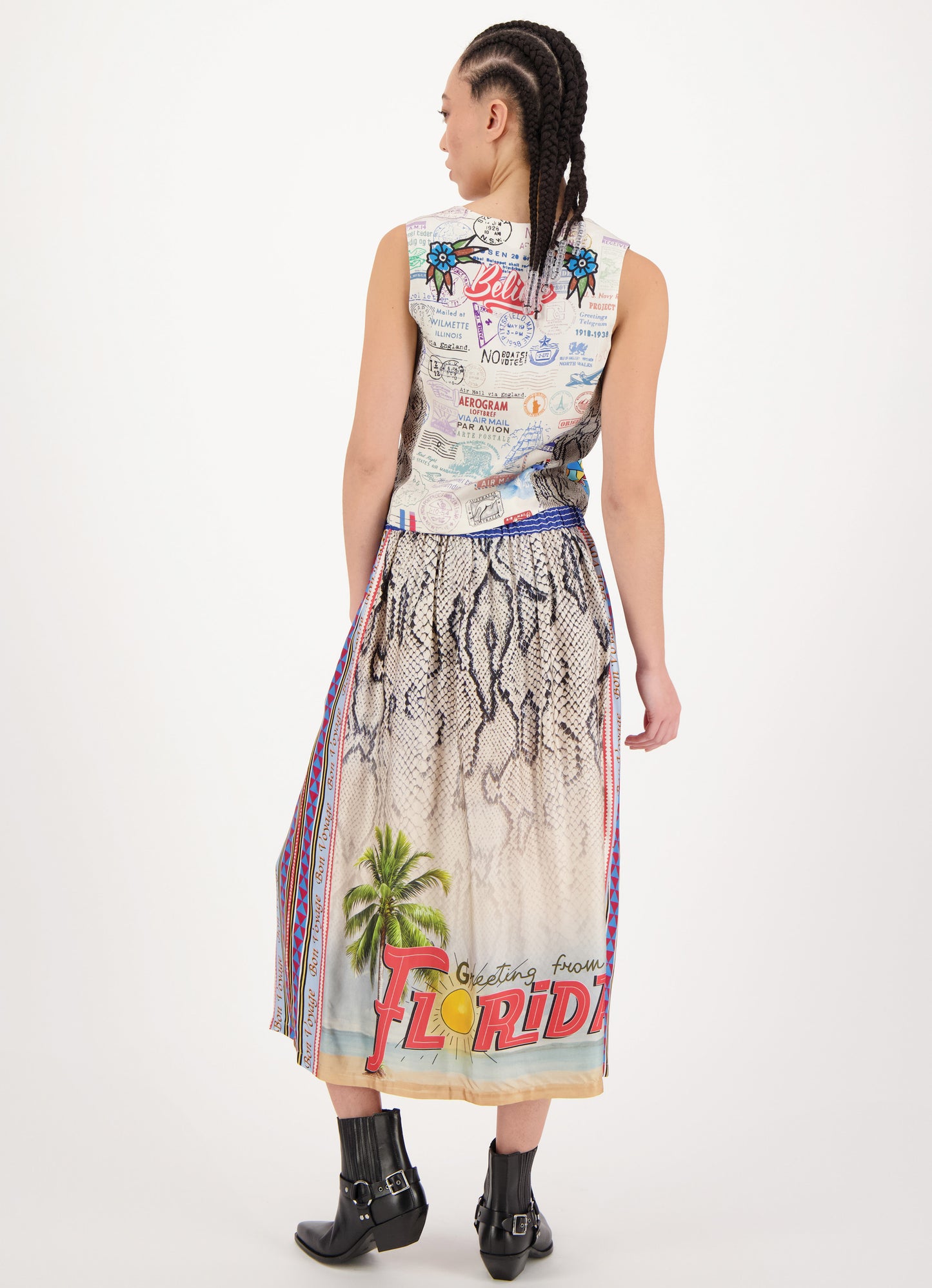 Vanessa Snake Skirt - Premium Skirts from Marina St Barth - Just $225! Shop now at Marina St Barth