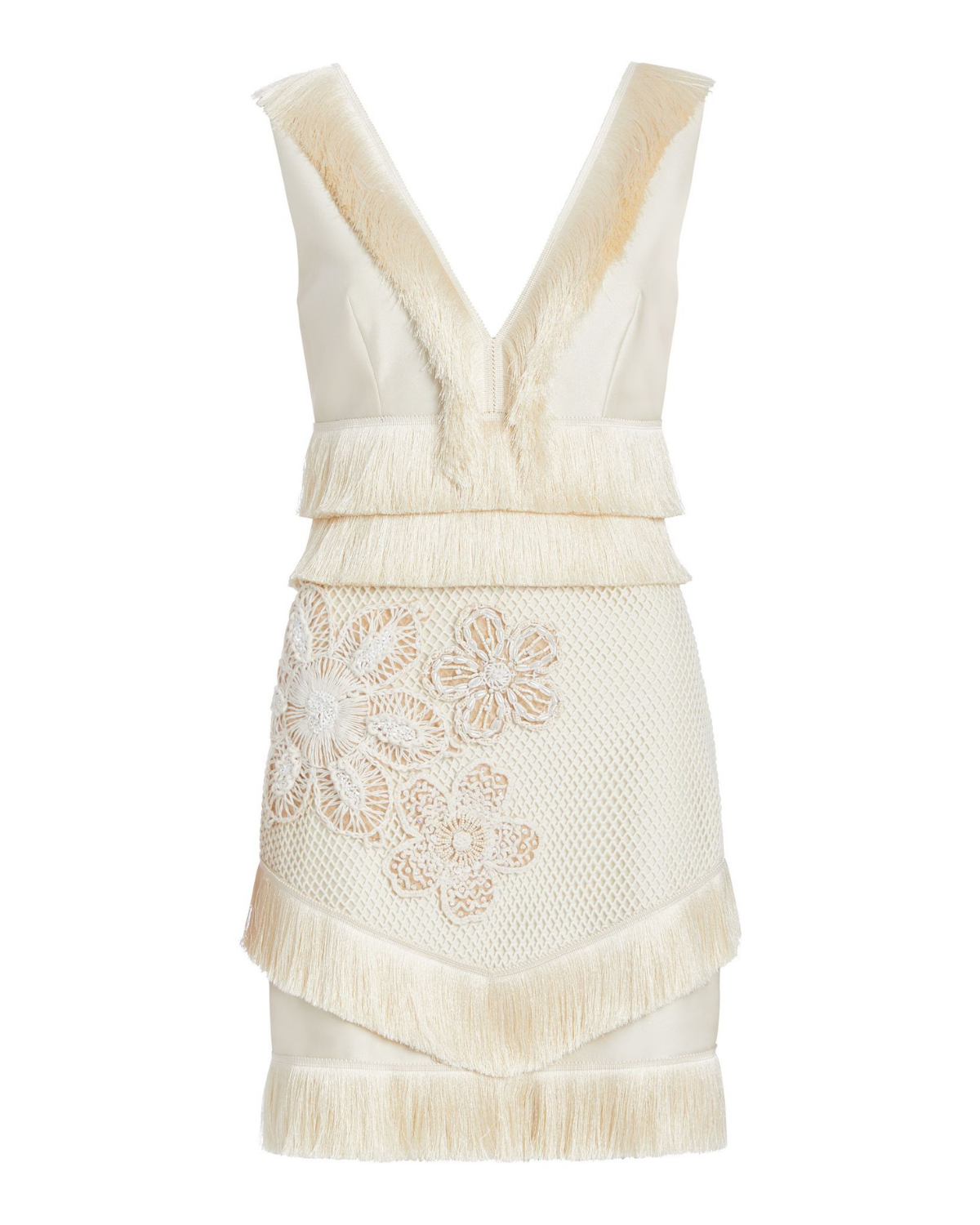 PatBo Embroidered Fringe Mini Dress | Marina St Barth PatBo Embroidered Fringe Mini Dress | Marina St Barth