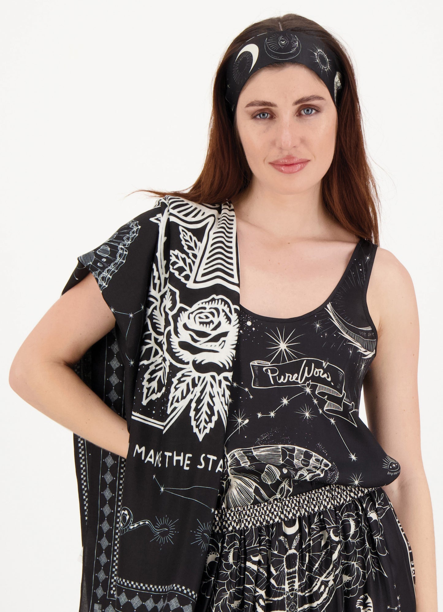 Vida Black Magic Tank Top - Premium Tank Top from Marina St Barth - Just $150! Shop now at Marina St Barth