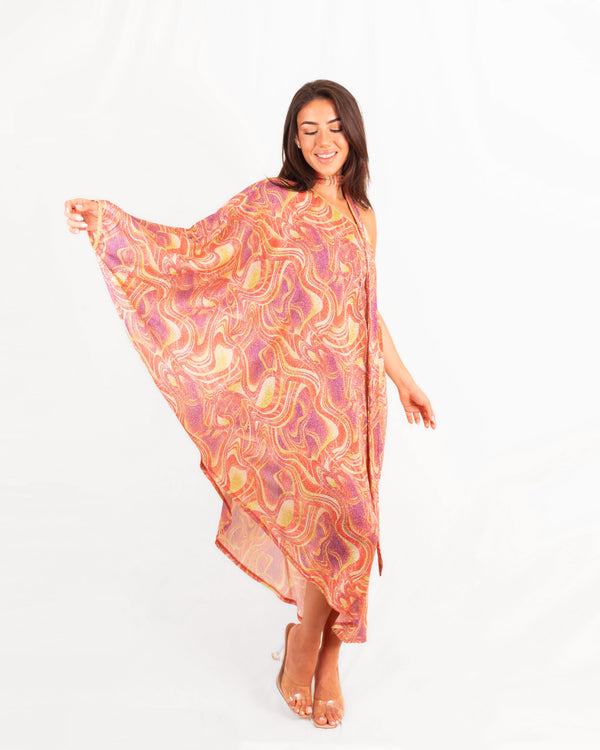 Vanita Rosa  Nil Kaftan Long Dress by Vanita Rosa from Marina St Barth