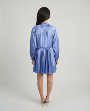 Vanita Rosa Short Dress Praia Silk