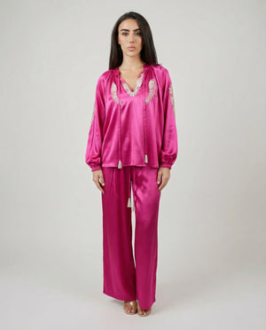 Vanita Rosa Blouse Pivoine