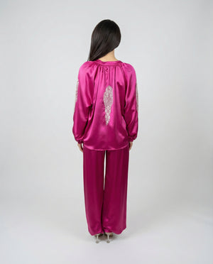 Vanita Rosa Blouse Pivoine