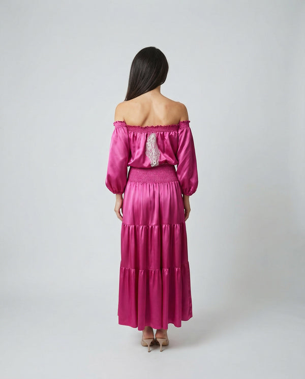 Vanita Rosa Long Skirt Paloma