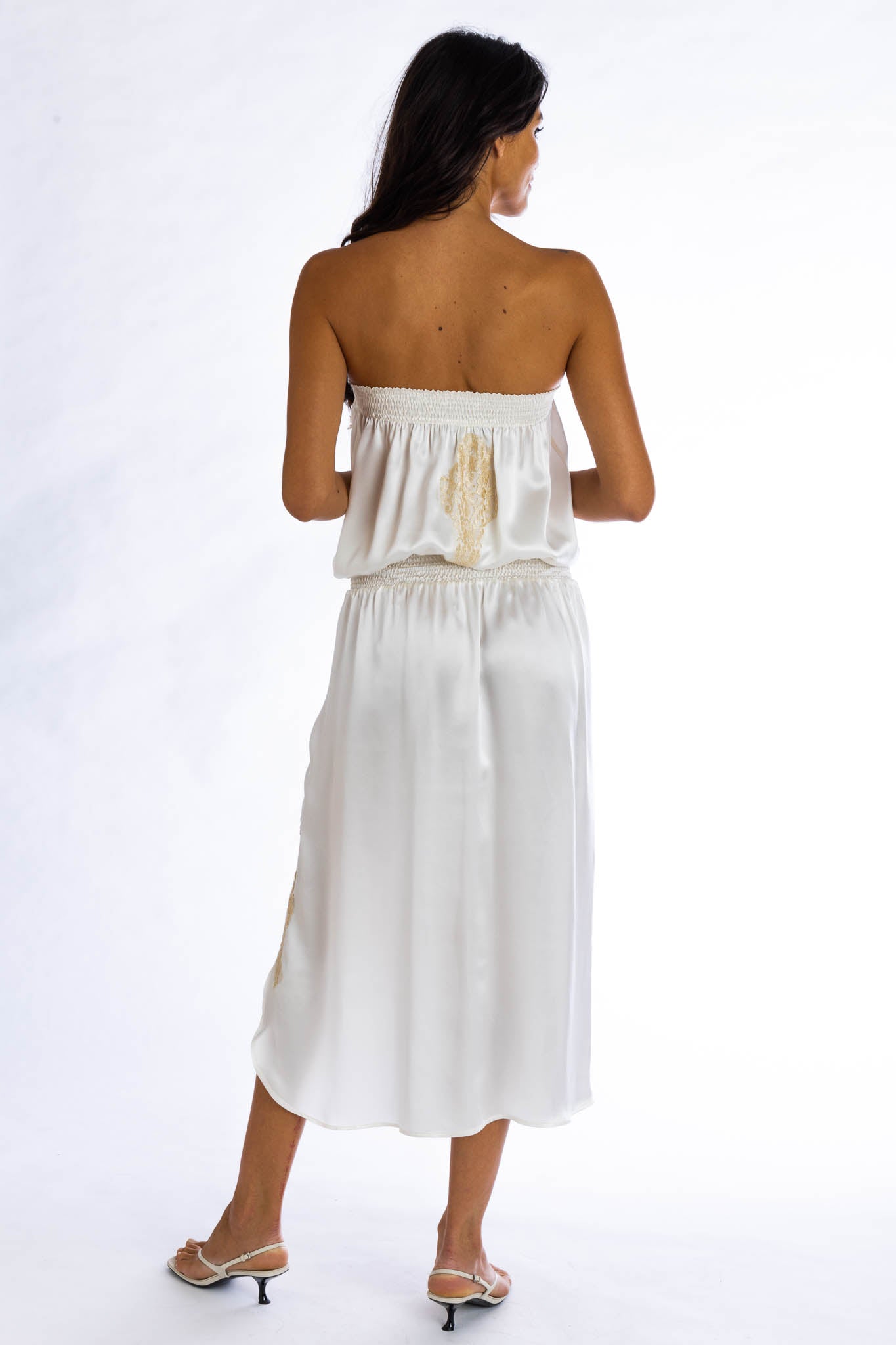 Vanita Rosa  Olympe Silk Solid - Premium Long dress from Vanita Rosa - Just $1050! Shop now at Marina St Barth