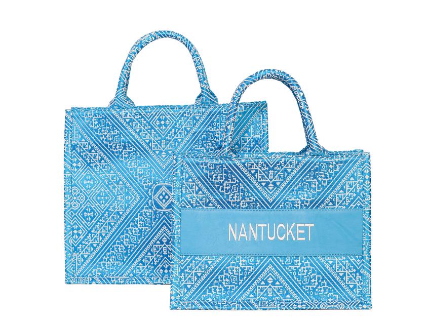 Large Tote CD Nantucket - Premium Accessories from Marina St Barth - Just $197.50! Shop now at Marina St Barth