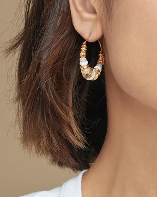 Gas Bijoux Aloha hoop earrings - Premium earrings from Marina St Barth - Just $125! Shop now at Marina St Barth