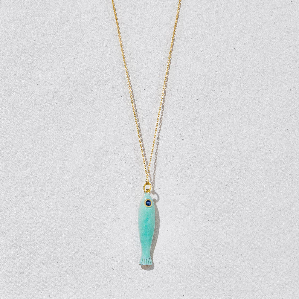 Dory Aqua Fish Necklace