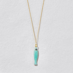 Dory Aqua Fish Necklace