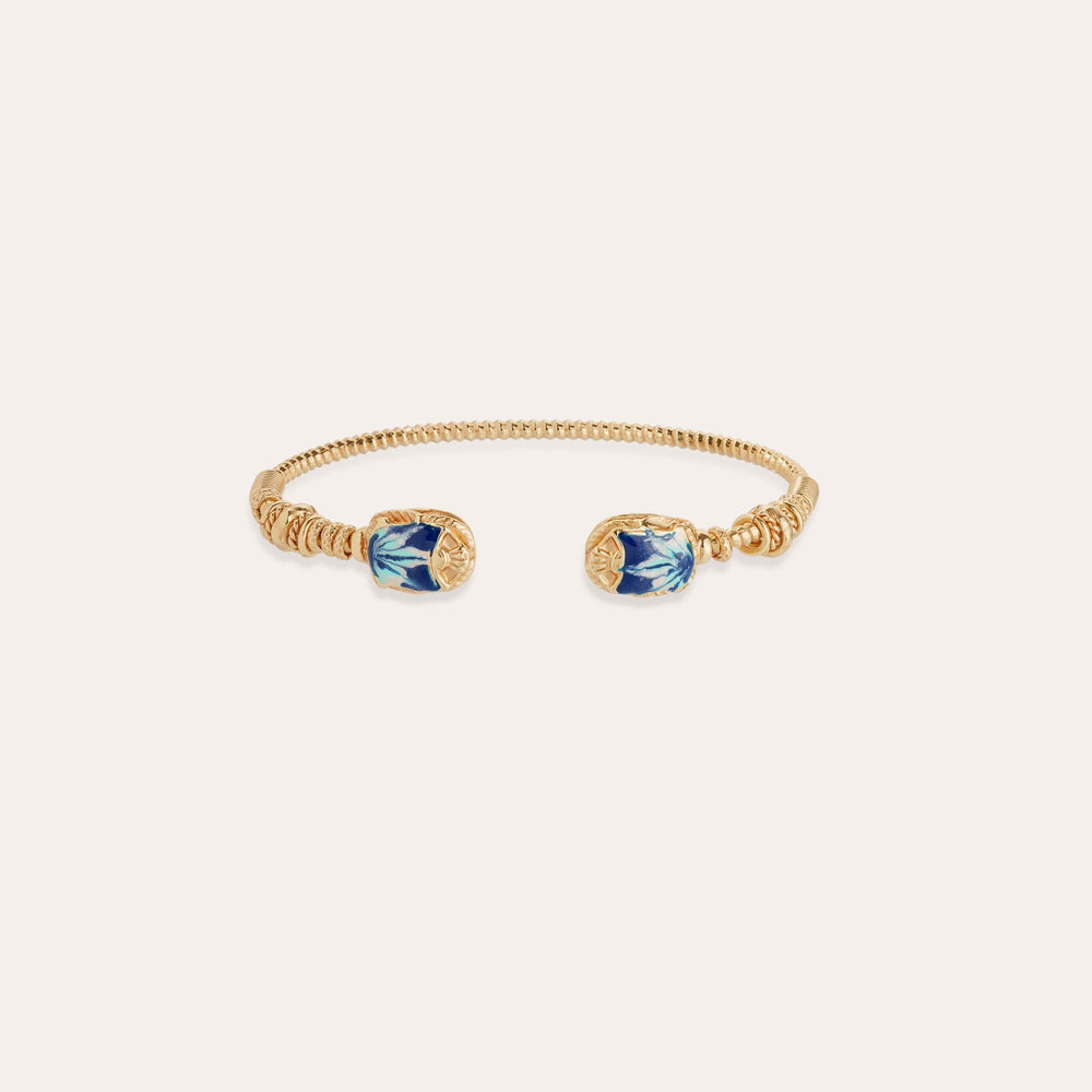 Gas Bijoux Duality large Scaramouche Twist enamel bracelet - Premium Bracelet from Marina St Barth - Just $170! Shop now at Marina St Barth