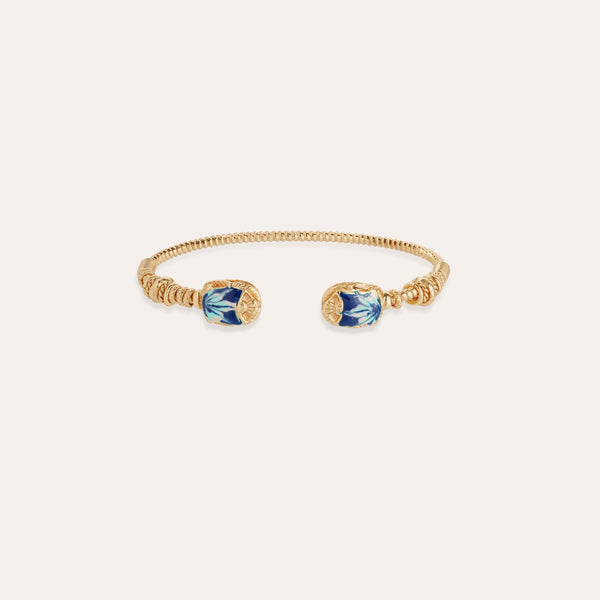 Gas Bijoux Duality large Scaramouche Twist enamel bracelet by Gas Bijoux from Marina St Barth