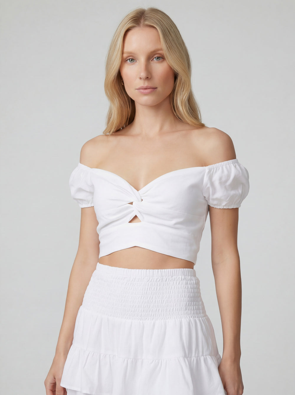 Bolero Susy Palloncino Linen Top