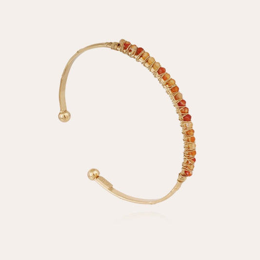 Gas Bijoux Lyre Jonc Orange - Premium Bracelet from Marina St Barth - Just $135! Shop now at Marina St Barth