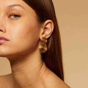 Gas Bijoux Wave Earrings Gold - Premium Earrings from Gas Bijoux - Just $155! Shop now at Marina St Barth