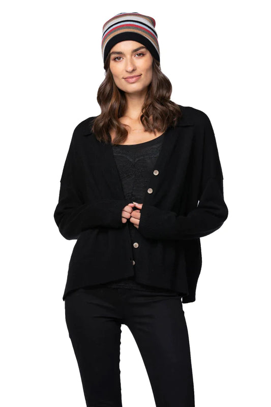 Cashmere Collared Cardigan - Premium Cashmere from Marina St Barth - Just $289! Shop now at Marina St Barth