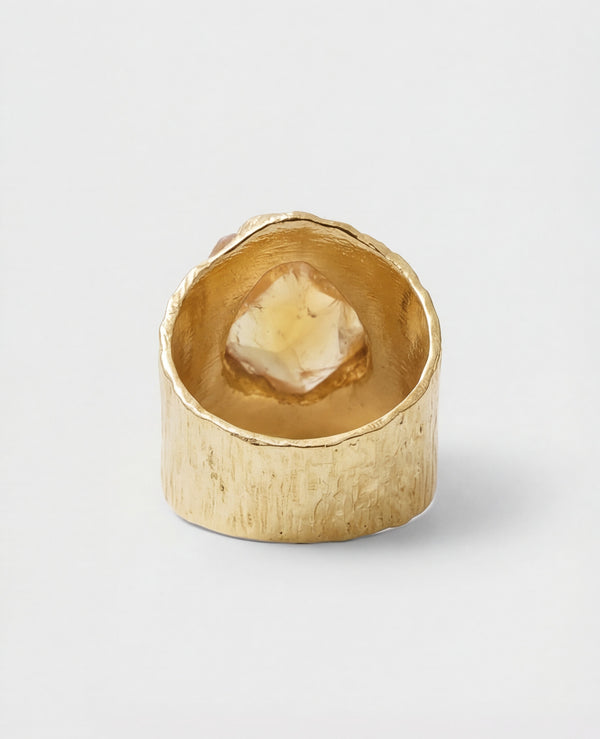 Lassanai Citrine Boss Ring
