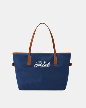 City Nylon Mid Tote Navy