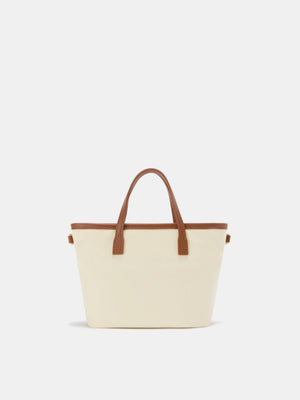 City Nylon Mini Tote White