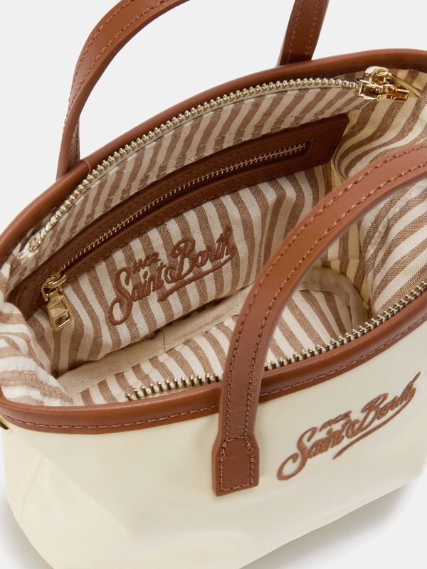 City Nylon Mini Tote White