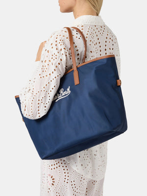 City Nylon Tote Navy