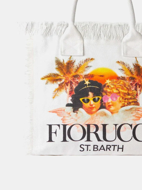Colette Canvas Tote Fiorucci Angels White