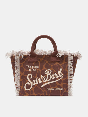 Colette Canvas Tote Giraffe
