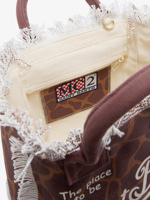 Colette Canvas Tote Giraffe