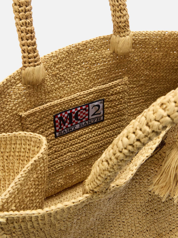 Colette Raffia Tote Natural