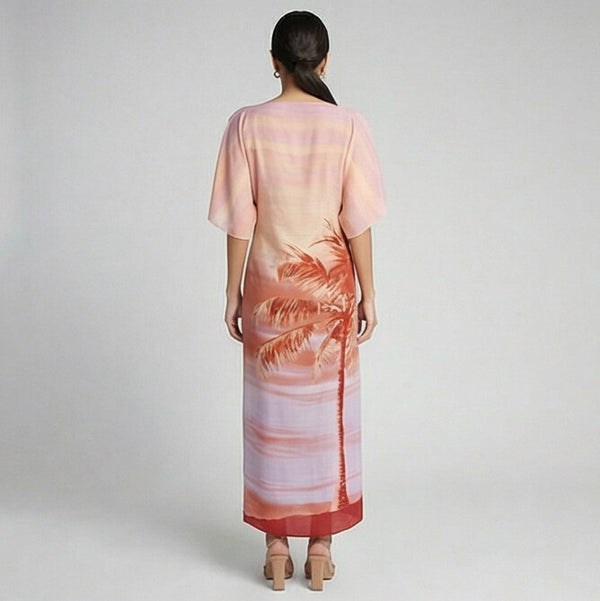 Asma Boat Neck Dress