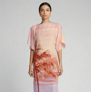 Asma Boat Neck Dress