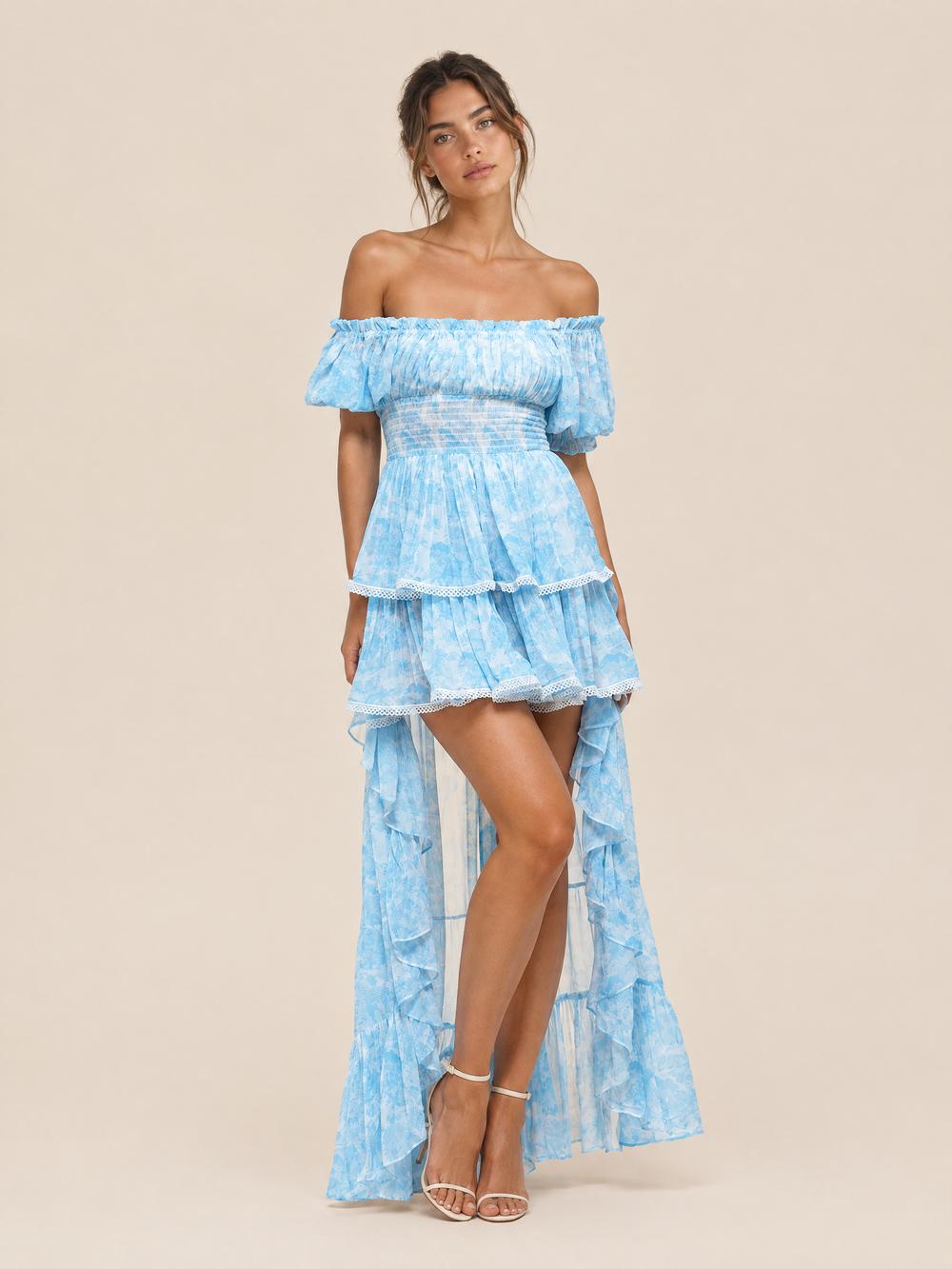 Ella Dress Bleu Jouy