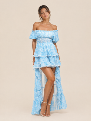Ella Dress Bleu Jouy