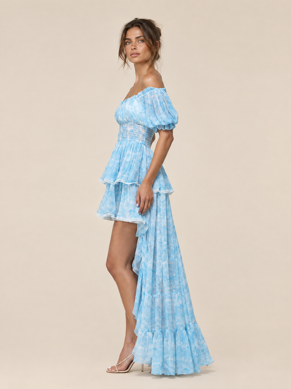 Ella Dress Bleu Jouy