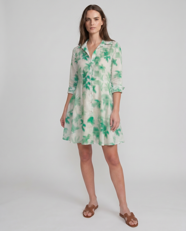 Shirt Dress Mini Linen Finta | Marina St Bath
