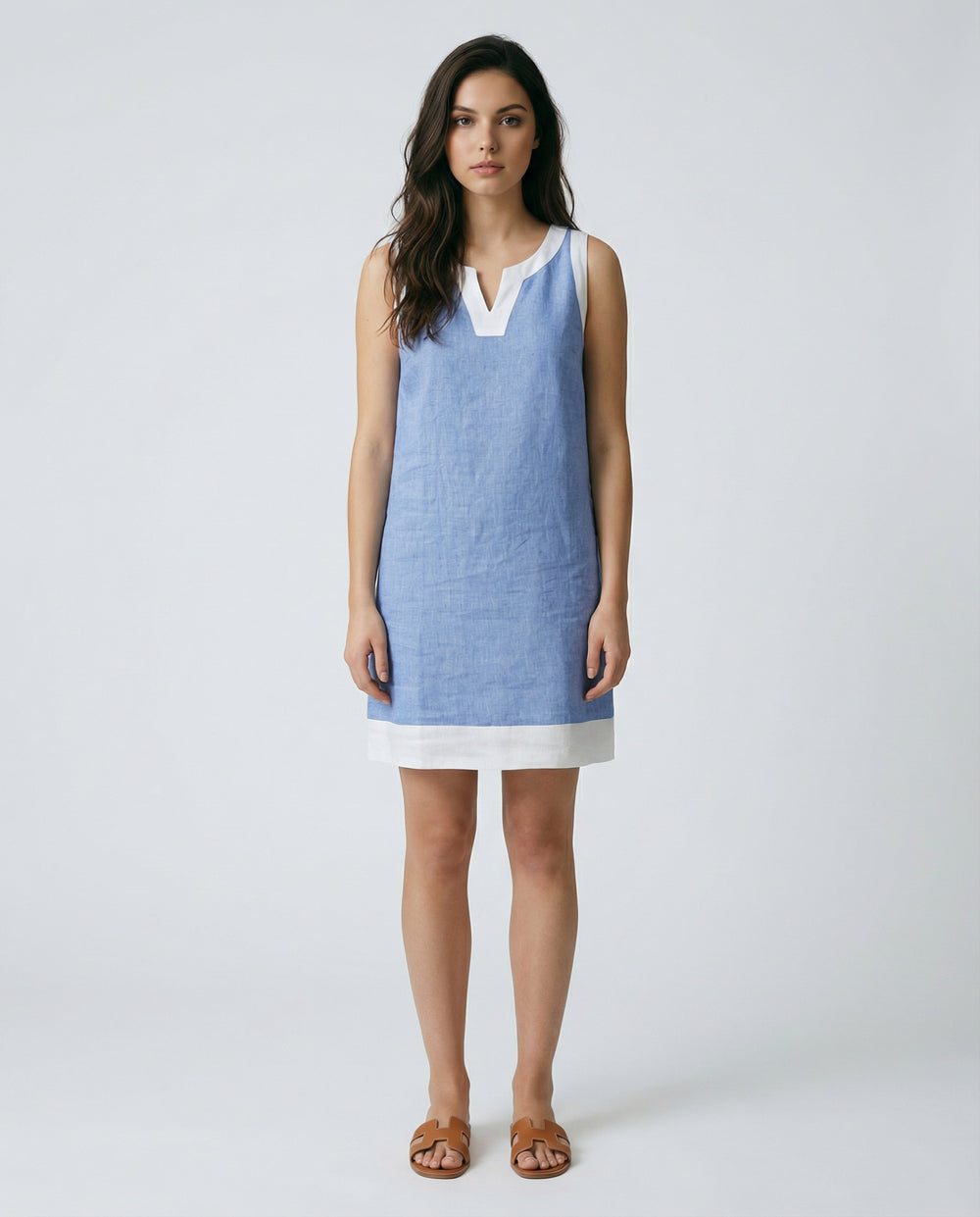 Linen Charleston Dress