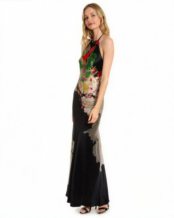 Paris Noir Soir Silk Dress