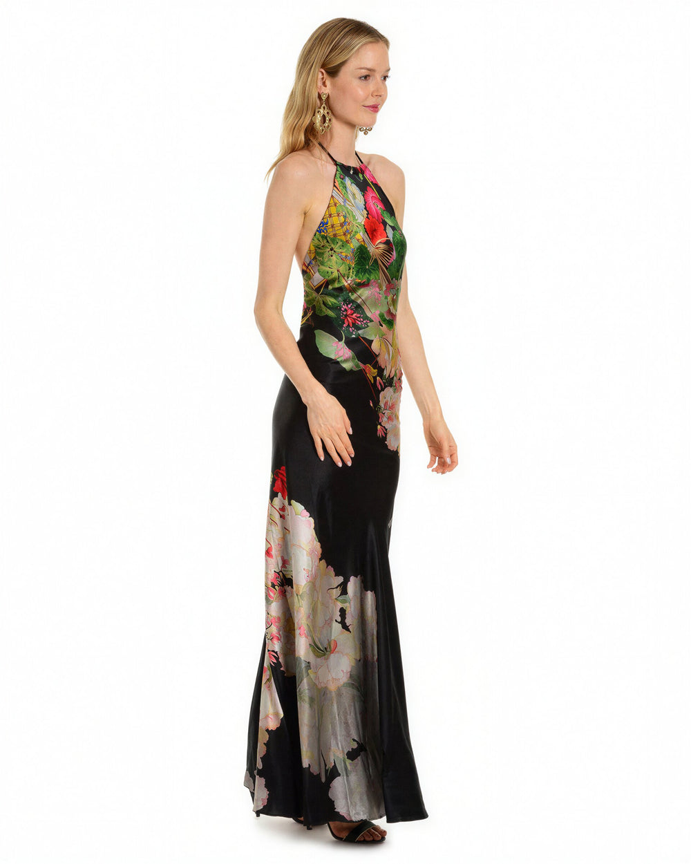 Paris Noir Soir Silk Dress